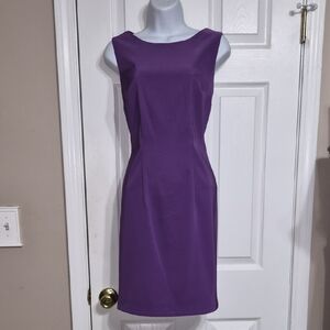 Alyx Beautiful Vibrant Purple Sleeveless Above Knee Dress Size 4